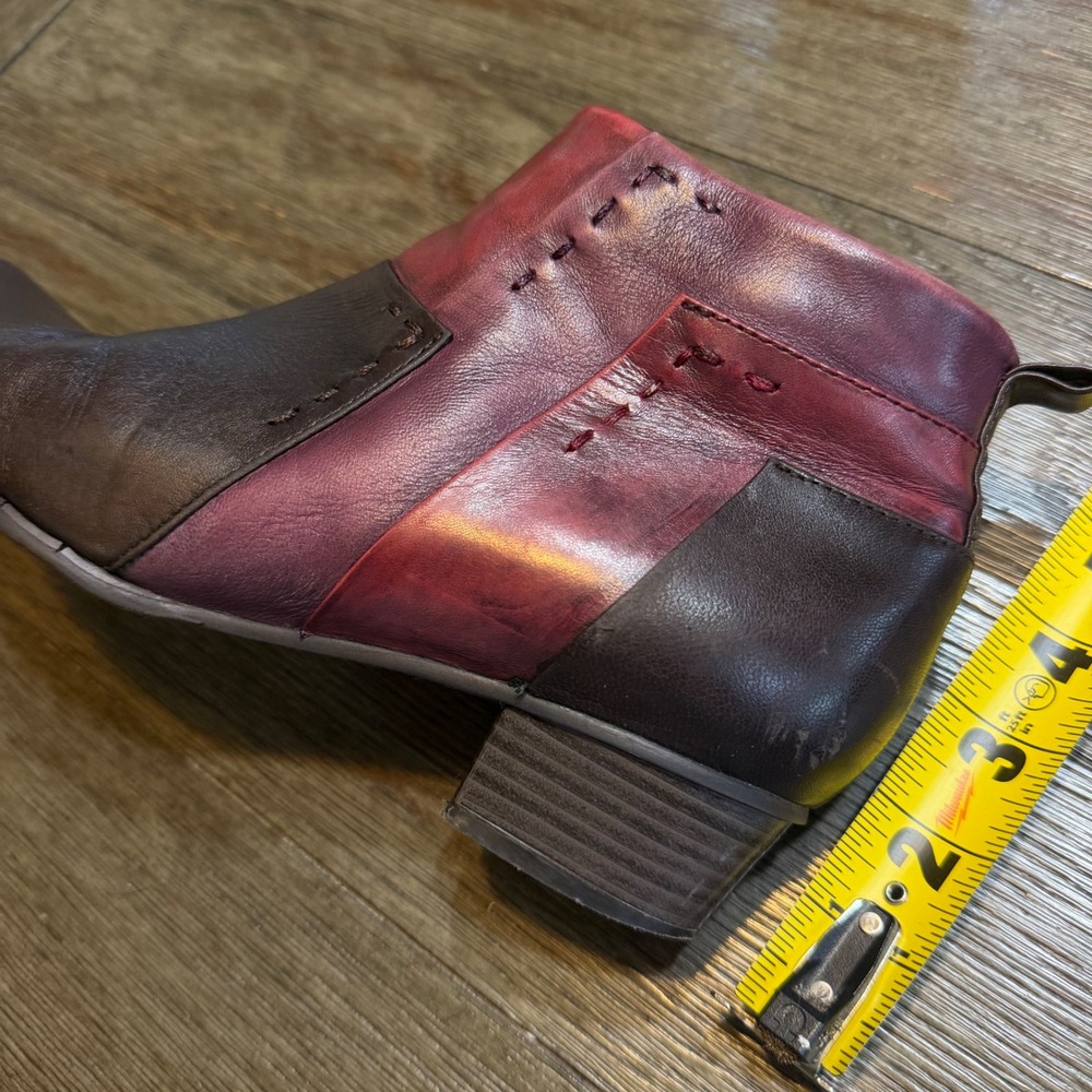Regarde Le Ciel Stefany Ankle Boots Maroon Brown leather EU‎ 39 US 8.5 - Picture 11 of 11